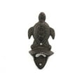 thumbnail image 1 of Hampton Nautical Wall Mounted Turtle 6"-Vintage Cast Iron Sea Life Decor Bottle Opener, 1 of 7