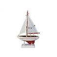 thumbnail image 1 of Hampton Nautical Wooden Ranger Model Sailboat Decoration 9" - Model Yacht - Boat Model, 1 of 7