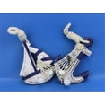 thumbnail image 1 of Hampton Nautical Wooden Rustic Blue Sailboat/Anchor Wall Accent with Hook Set, 6", 1 of 2