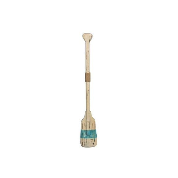 Hampton Nautical light-blue-oar-24 Herring Cove Squared w/Hooks 24"-Wooden Rowing Decorative Oar
