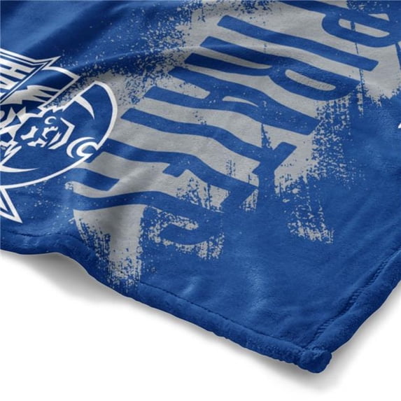 The Northwest 1COL-23604-0417-RET 50 x 60 in. NCAA Hampton School University Tradition Silk Touch Throw Blanket