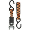 thumbnail image 1 of Hampton Products 249773 1.25 in. x 8 ft. Ratch Tie Down - Orange & Black, Pack of 2, 1 of 1