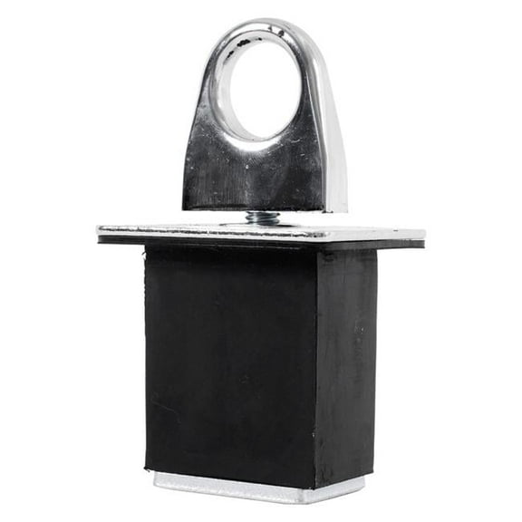 Hampton Products Chrome Ring Stake Pocket Anchor Point with Rubber Block