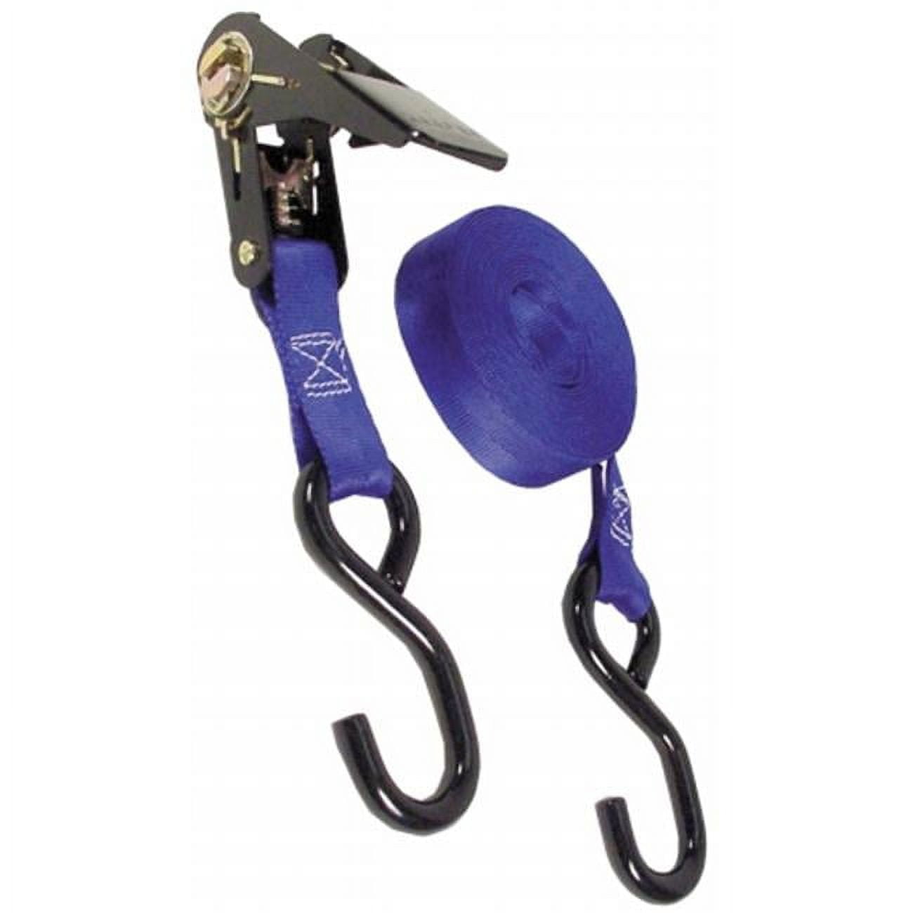 Hampton Products Keeper 1 in. x 14 ft. Ratchet Tie Downs Blue 1500