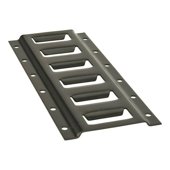 E-TRACK 1FT BLACK FINISH