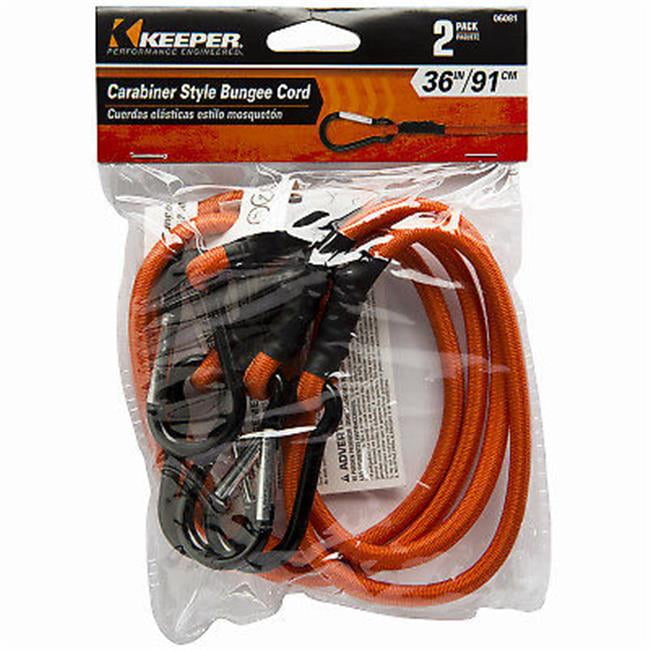 Hampton Products-Keeper  36 in. Yellow Bungee Cord, Pack of 2