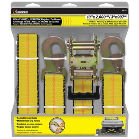 Hampton Products-Keeper 44110 Molded-Grip Ratchet Tie Down, 2-In. x 10-Ft.