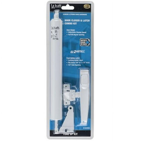 Hampton Products V1033WH Closer Latch Combo Kit - White