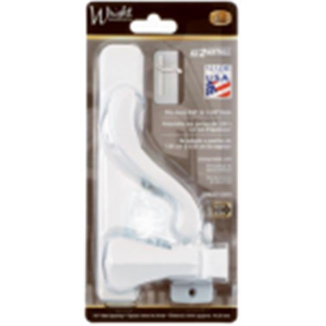 White Gloss Painted Surface Mount Door Latch