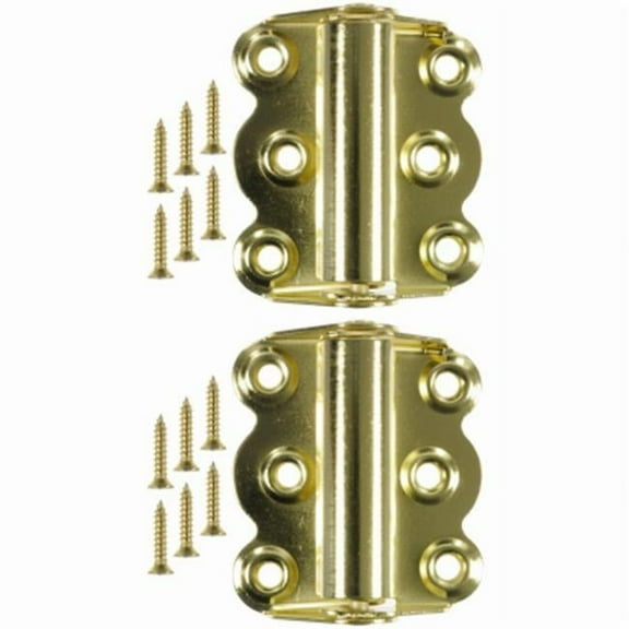 Hampton Products-Wright 216937 2.75 in. Self-Closing Hinges, Brass