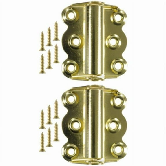 Hampton Products-Wright 216937 2.75 in. Self-Closing Hinges, Brass