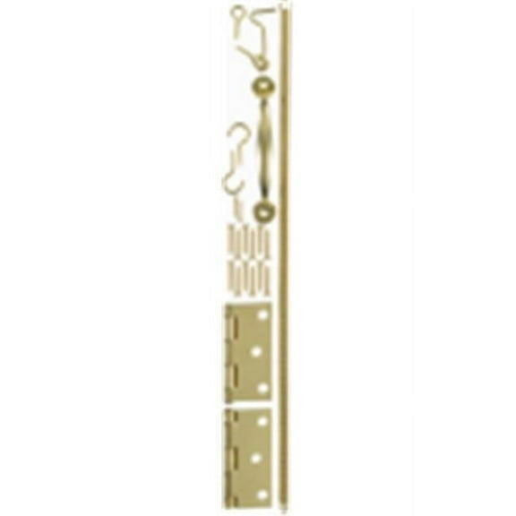 Hampton Products Wright 216965 Wood Screen Door Hardware Set, Brass