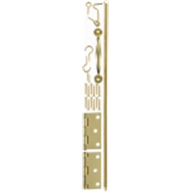 Hampton Products Wright 216965 Wood Screen Door Hardware Set, Brass