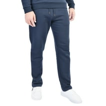 Hampton Ridge Men's Basic Jogger Pants Casual Fleece Sweatpants Lightweight Ultra Soft - Navy, Medium