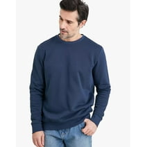 Hampton Ridge Men's Fleece Crewneck Sweatshirt Soft Cotton Heavy Blend Ribbed Waistband Long Sleeve Sweater Oversized Pullover Crew Sweatshirts & Hoodies - Clothing Size Men’s  X Large, Color Navy