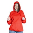 thumbnail image 1 of Hampton Ridge Women’s Hoodies Long Sleeve Lightweight Pullover Hoodie Cotton Blend Fleece Ladies Hooded Sweatshirts with Kangaroo Pockets Oversized Hoodie for Women Hoodies – Orange Hoodie, 5X, 1 of 8