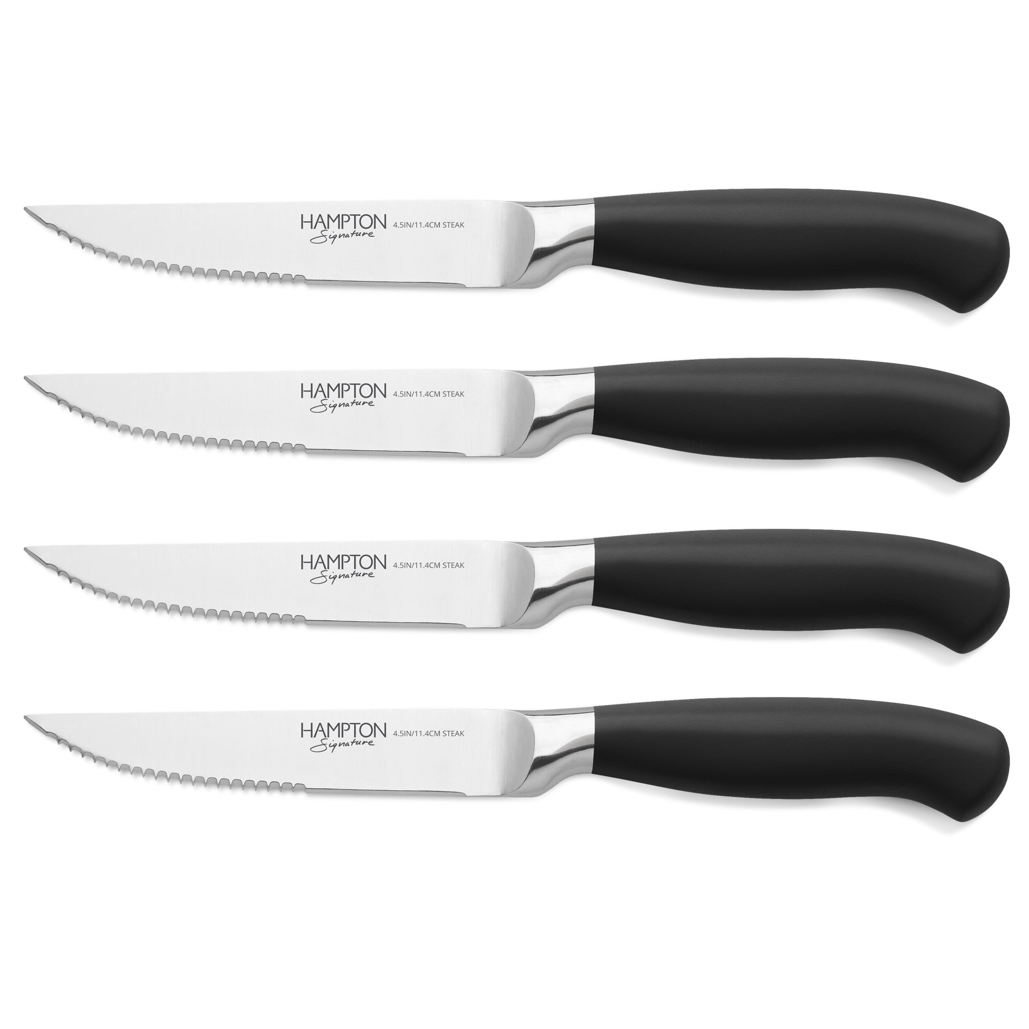 Hampton Signature™ Argentum Soft Grip 4 Piece Steak Knife Set,