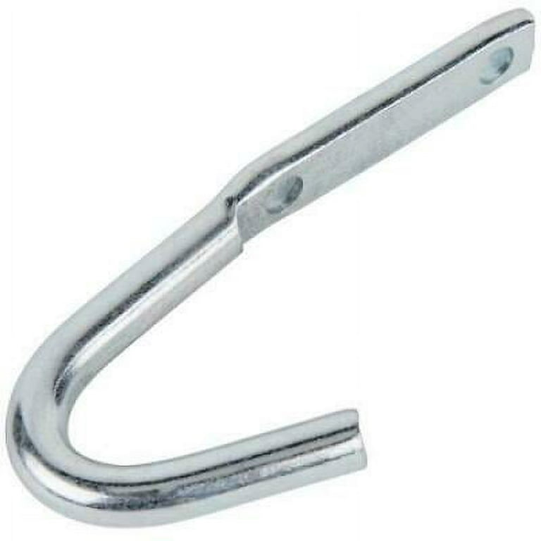 Hampton Small Zinc-Plated Silver Steel 4.875 in. L Rope Binding Hook 300  lb.(Pack of 10)