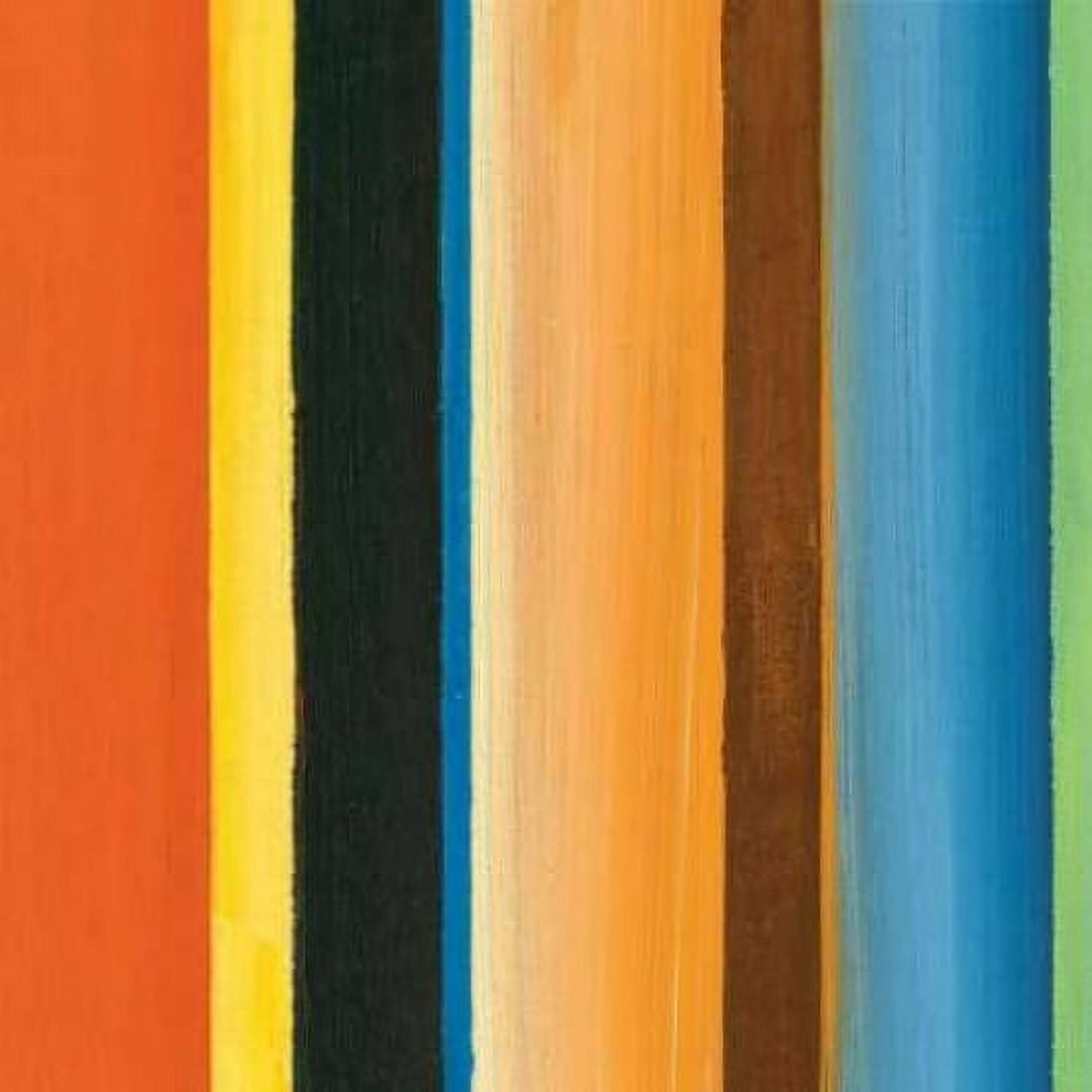 Hampton Stripe II Canvas Art - Fran Chandler (24 x 24)