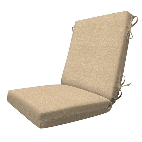 Hampton Texture Neutral Essentials Dining Chair Cushion