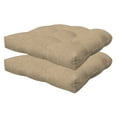 thumbnail image 1 of Hampton Texture Neutral Essentials Tufted Seat Cushion (2-Pack), 1 of 1