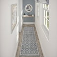 thumbnail image 1 of Hampton Traditional 2' x 7' Gray and Beige Polypropylene Indoor Area Rug, 1 of 8