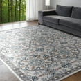 thumbnail image 1 of Hampton Traditional 4' x 5' Cream and Beige Polypropylene Indoor Area Rug, 1 of 8