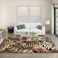 thumbnail image 1 of Hampton Transitional 9' x 12.6' Black and Red Polypropylene Indoor Area Rug, 1 of 8