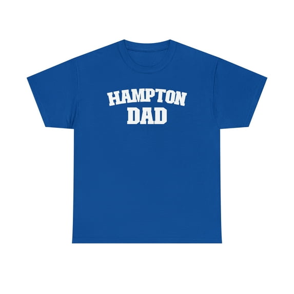 Hampton University Dad Unisex Heavy Cotton Tee - 107 HBCU