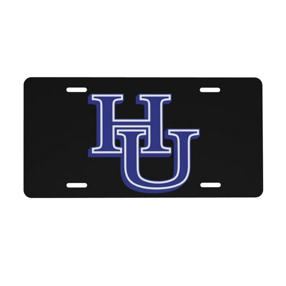 Hampton University Logo License Plate 6x12 Inch Thickening Aluminum Metal Decorative License Plates, Universal Fit For Trucks, Suvs, Vehicles
