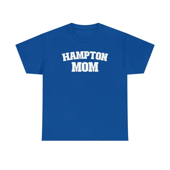 Hampton University Mom Unisex Heavy Cotton Tee - 107 HBCU