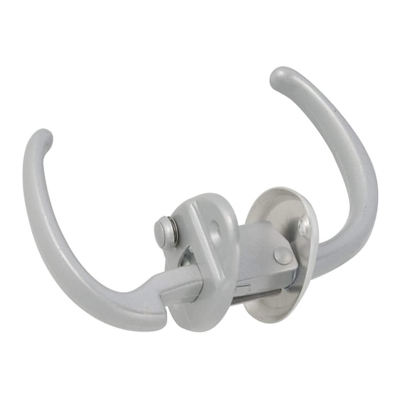 Hickory Hardware Push-Pull Door Latch V1000 - Aluminum Finish - 1 Piece, Multicolor