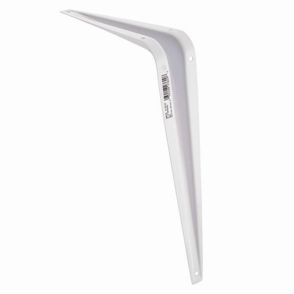 Hampton White Steel Shelf Support 18 Ga. 8 in. L 100 lb