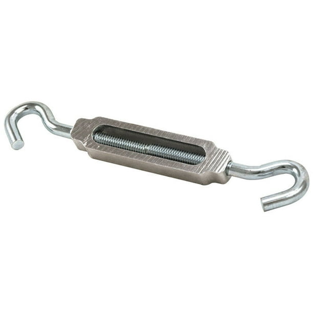 Hampton Zinc-Plated Aluminum/Steel Turnbuckle 350 lb Hampton Zinc-Plated Aluminum/Steel Turnbuckle 350 lb