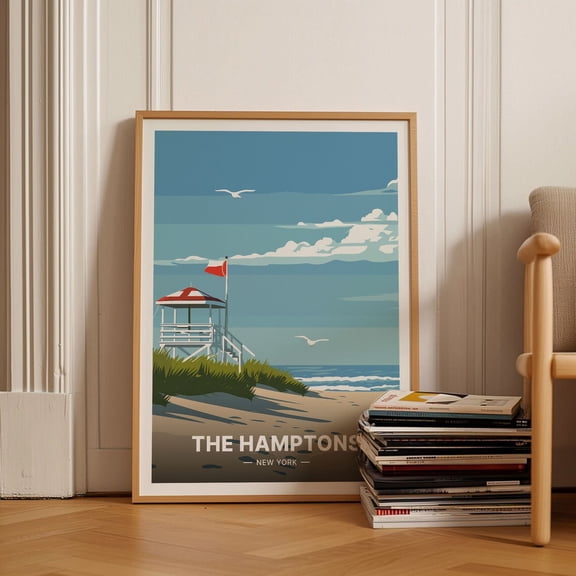 Hamptons New York Beach Wall Decor