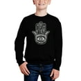 thumbnail image 1 of Hamsa - Boy's Word Art Crewneck Sweatshirt, 1 of 3
