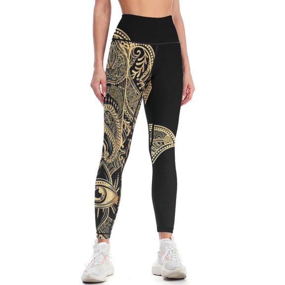 Hamsa Eye in Hand Fatima Leggings for physical Tight fitting woman Women's sportswear Legging sexy woman Womens Leggings