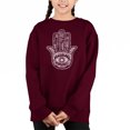 thumbnail image 1 of Hamsa - Girl's Word Art Crewneck Sweatshirt, 1 of 3