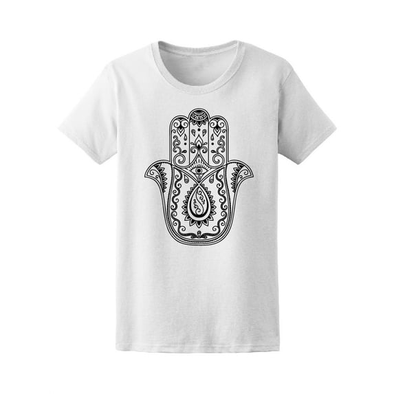 Hamsa Hand Ethnic Mandala Tee Women's -Image by Shutterstock