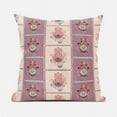 thumbnail image 1 of Hamsa Hand Paisley Duo Throw Pillow with Removable Cover in Beige Red 16x16, 1 of 4