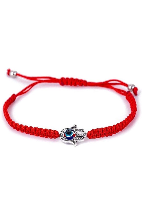 Hamsa Hand Red String Bracelet - Evil Eye Protection