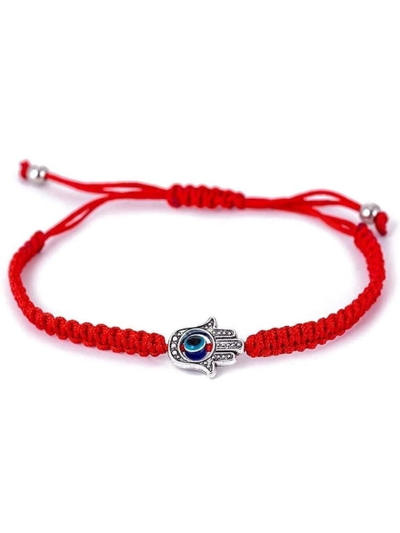 Hamsa Hand Red String Bracelet - Evil Eye Protection