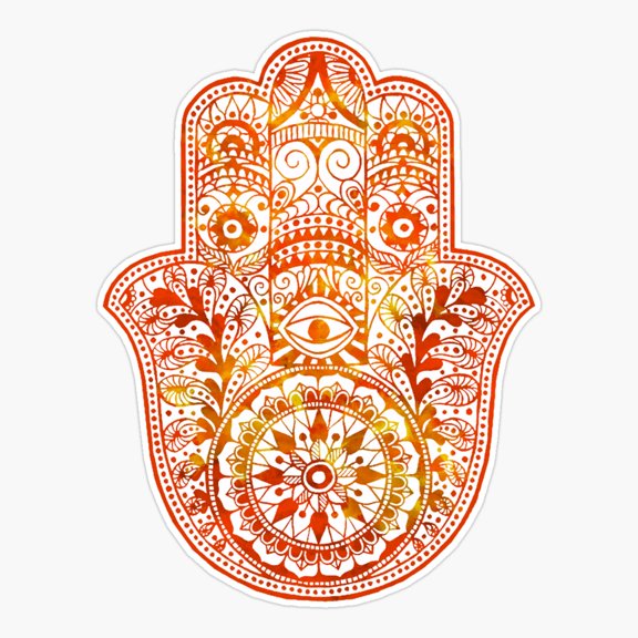 Hamsa Hand Sticker