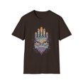 thumbnail image 1 of Hamsa Hand Unisex Softstyle T-Shirt Seeing Eye Hippie Boho Inspired, 1 of 3