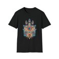 thumbnail image 1 of Hamsa Hand Unisex Softstyle T-Shirt Seeing Eye Hippie Boho Inspired, 1 of 3
