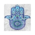thumbnail image 1 of Hamsa Head Scarf, Eastern Floral, Head Wrap, 3 Sizes, by Ambesonne, 1 of 2