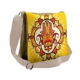 thumbnail image 1 of Hamsa Messenger Bag, Sun Aura Energy, Unisex Cross-body, by Ambesonne, 1 of 2