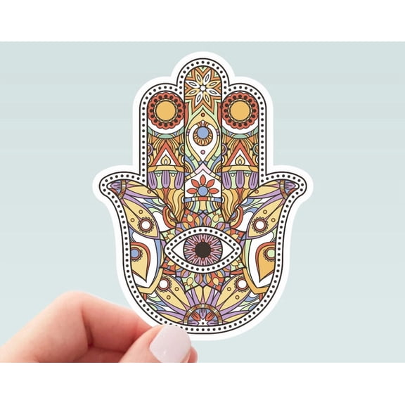 Hamsa Yoga Sticker