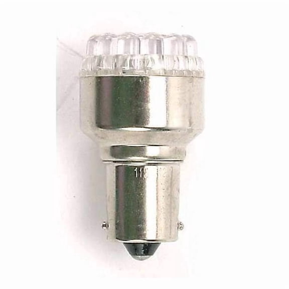 Miniature LED Light Bulb, 1.4 W, S8, Single Contact Bayonet, BA15s 3JYN8