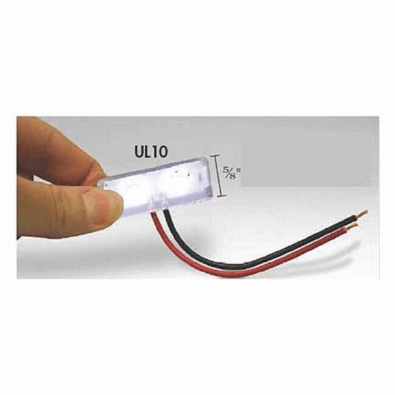 Mini Courtesy Light,Rect,LED,12VDC 3JYU4
